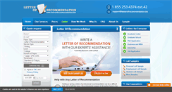 Desktop Screenshot of letterofrecommendation.biz